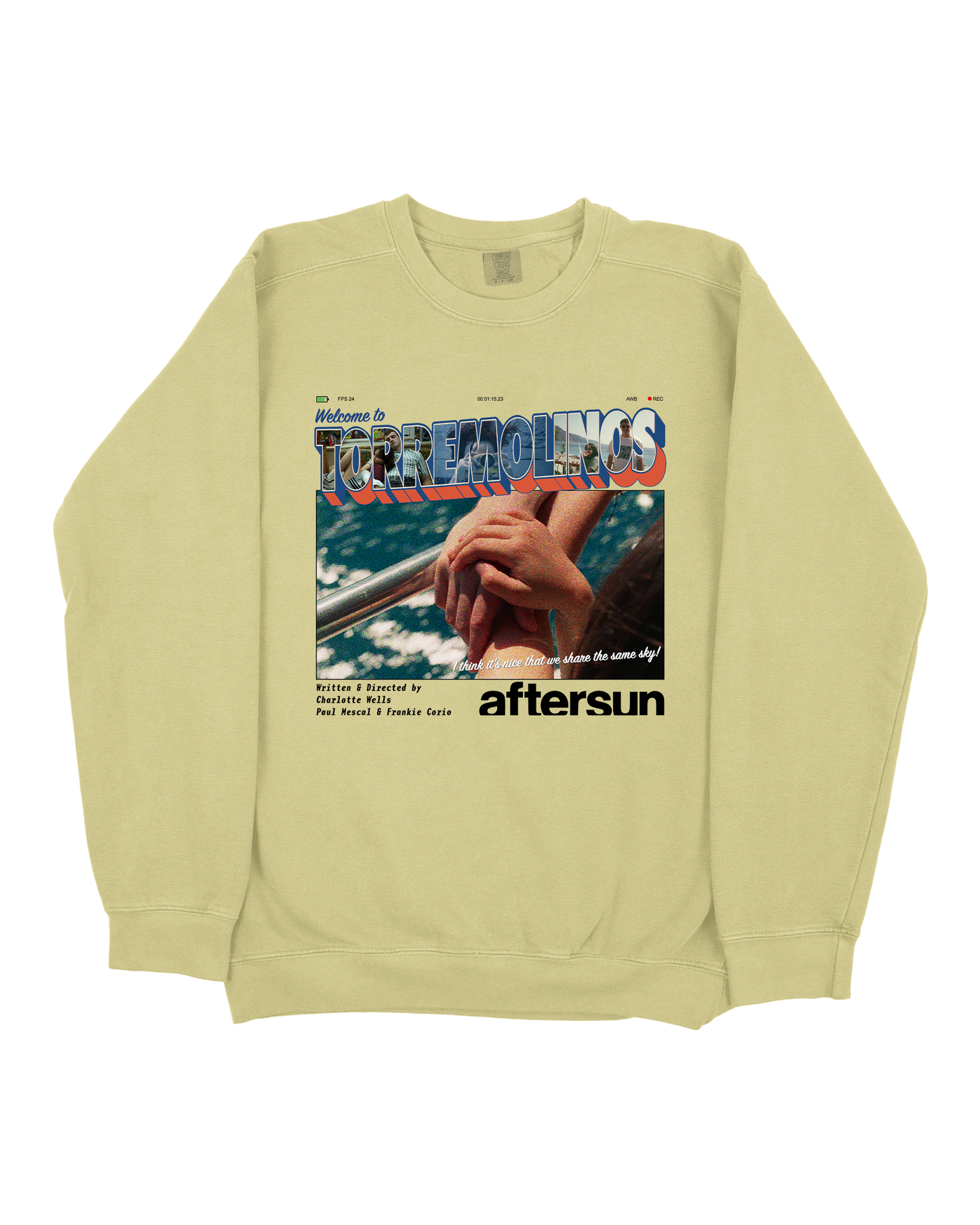 Aftersun, "I think it is nice we share the same sky" Sweatshirt