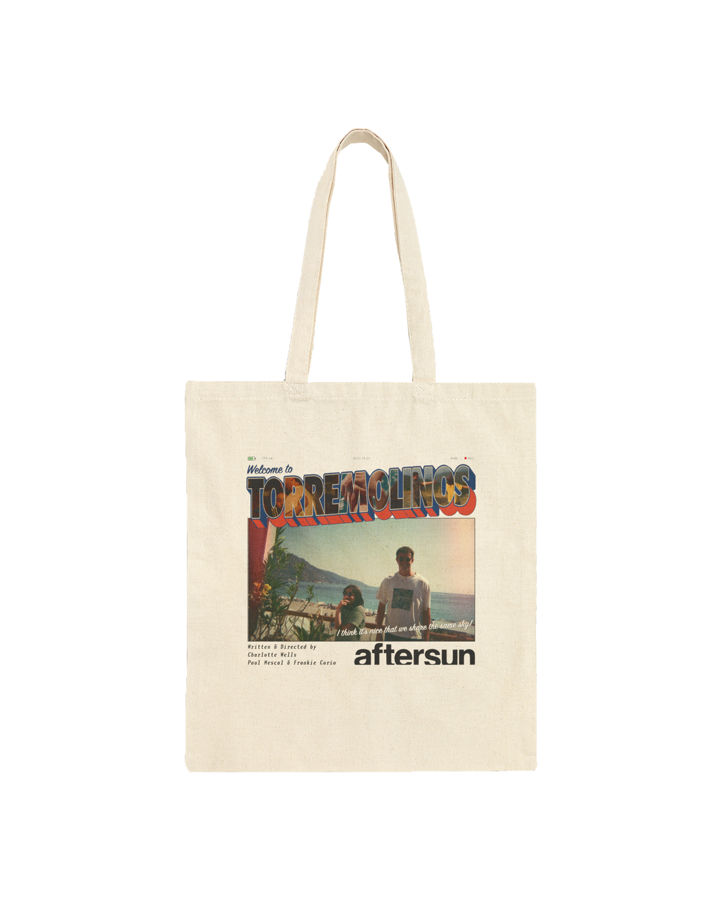 WELCOME TO TORREMOLINOS NATURAL TOTE BAG