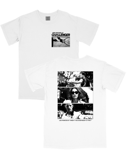 New Rochelle Challenger B&amp;W Double Print Tee