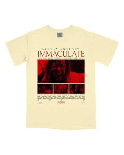 SYDNEY SWEENEY "IMMACULATE" UNISEX TEE