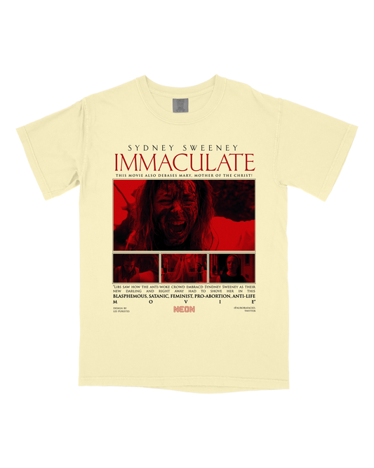 SYDNEY SWEENEY "IMMACULATE" UNISEX TEE