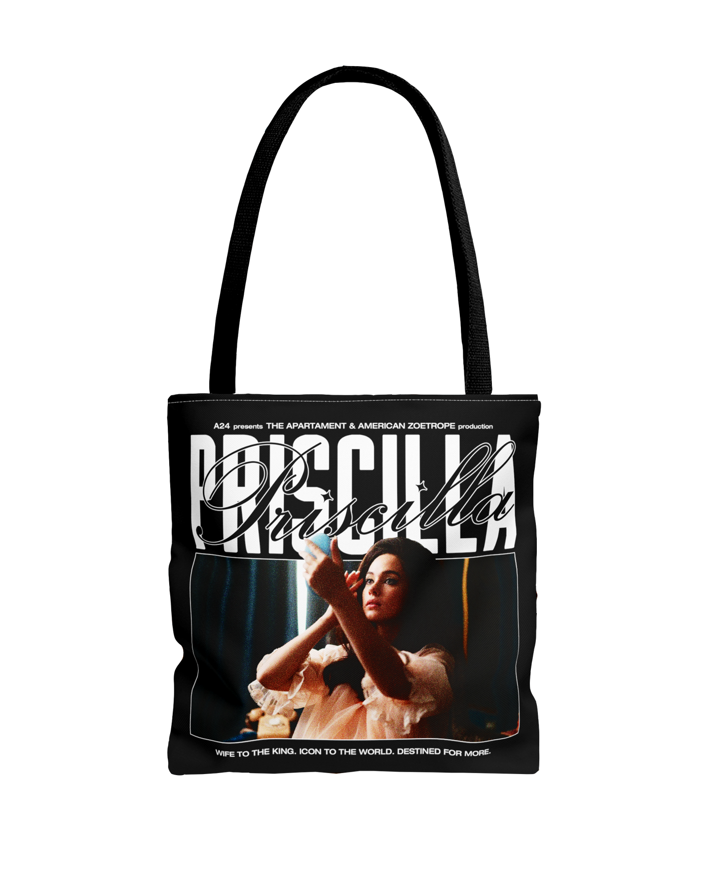 PRISCILLA PRESLEY ALL OVER TOTE BAG