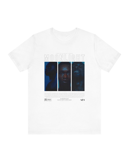 IN MOONLIGHT BLACK LOOK BLUE UNISEX TEE