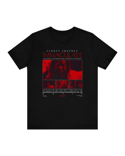 SYDNEY SWEENEY "IMMACULATE" UNISEX TEE