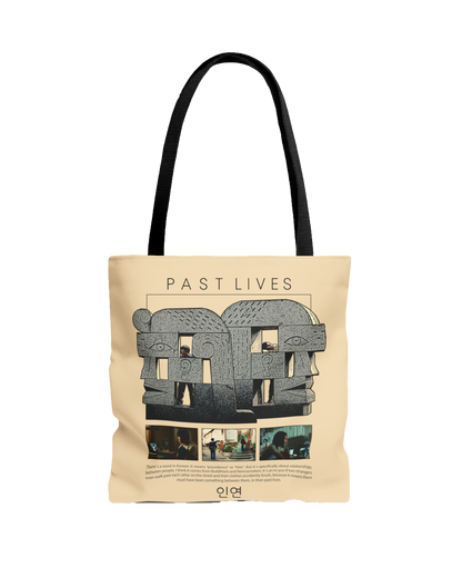 PAST LIVES "IN-YUN" ALL OVER TOTE BAG